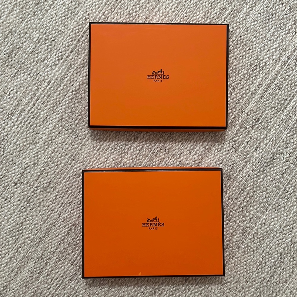 Empty Hermes Passport Boxes